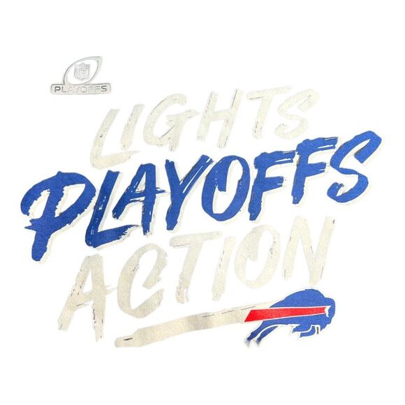 Fanatics Buffalo Bills Playoff Sweatshirt Size Small Dark Grey NFL Football - Picture 13 of 15